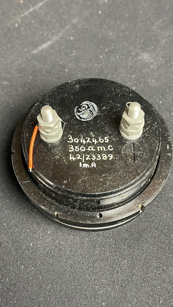 ‘Counts Meter’ - 350 Ohm, 1mA FsD, Moving Coil Meter,
