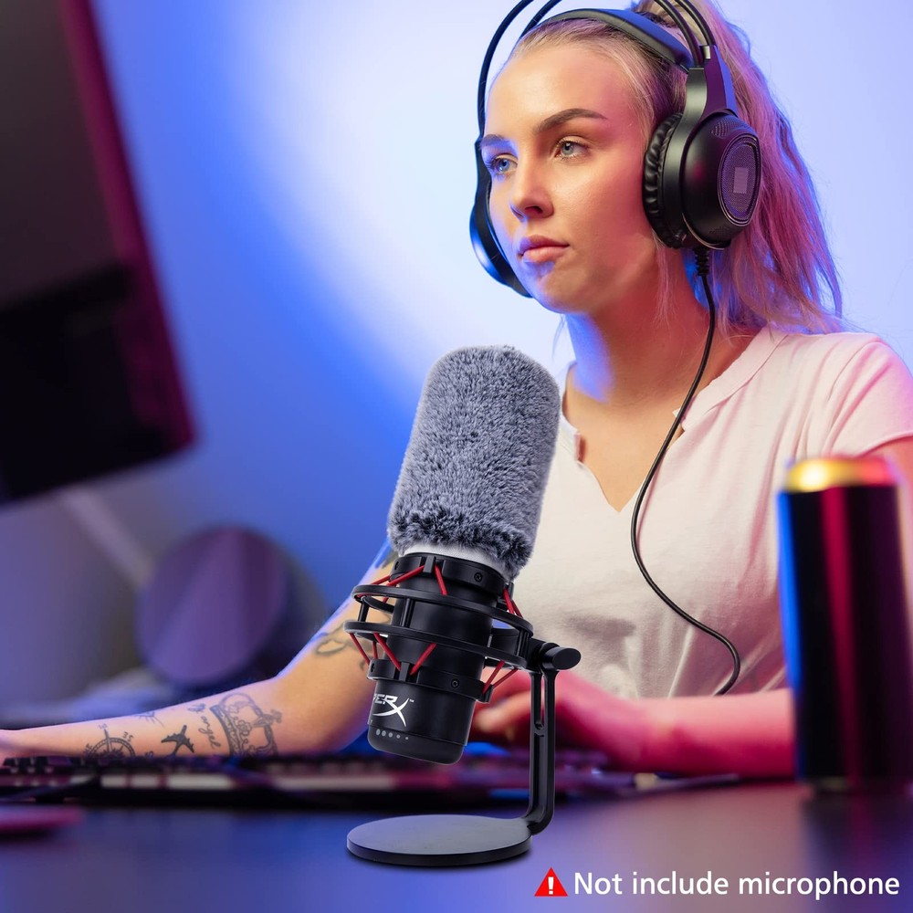 HyperX QuadCast Pop Filter Foam Cover - 2 Pack Windscreen Muff