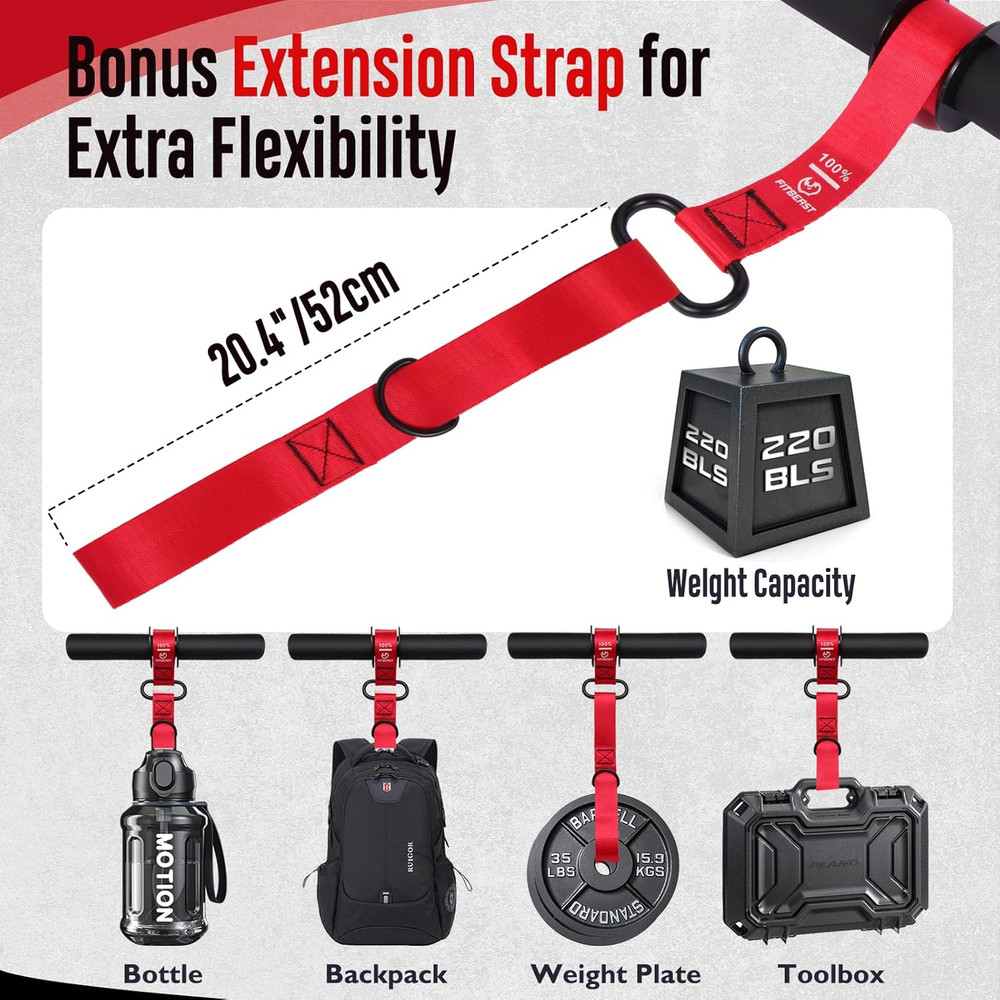 Fitbeast Forearm Strengthener & Forearm Exerciser, Wrist Roller with Thicker