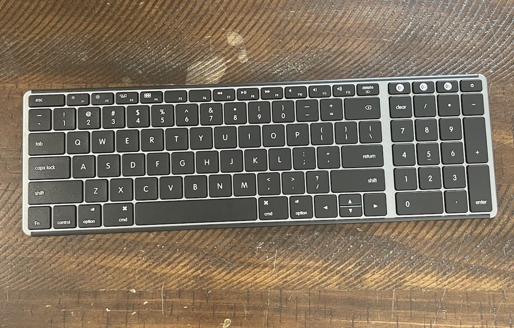 Wireless Bluetooth Keyboard and Mouse for Mac, Multi-Device Space Gray
