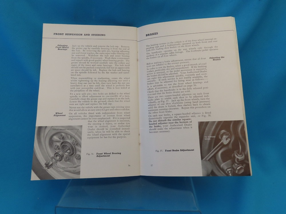 VINTAGE FORD Thames CWT models Instruction Book May 1959