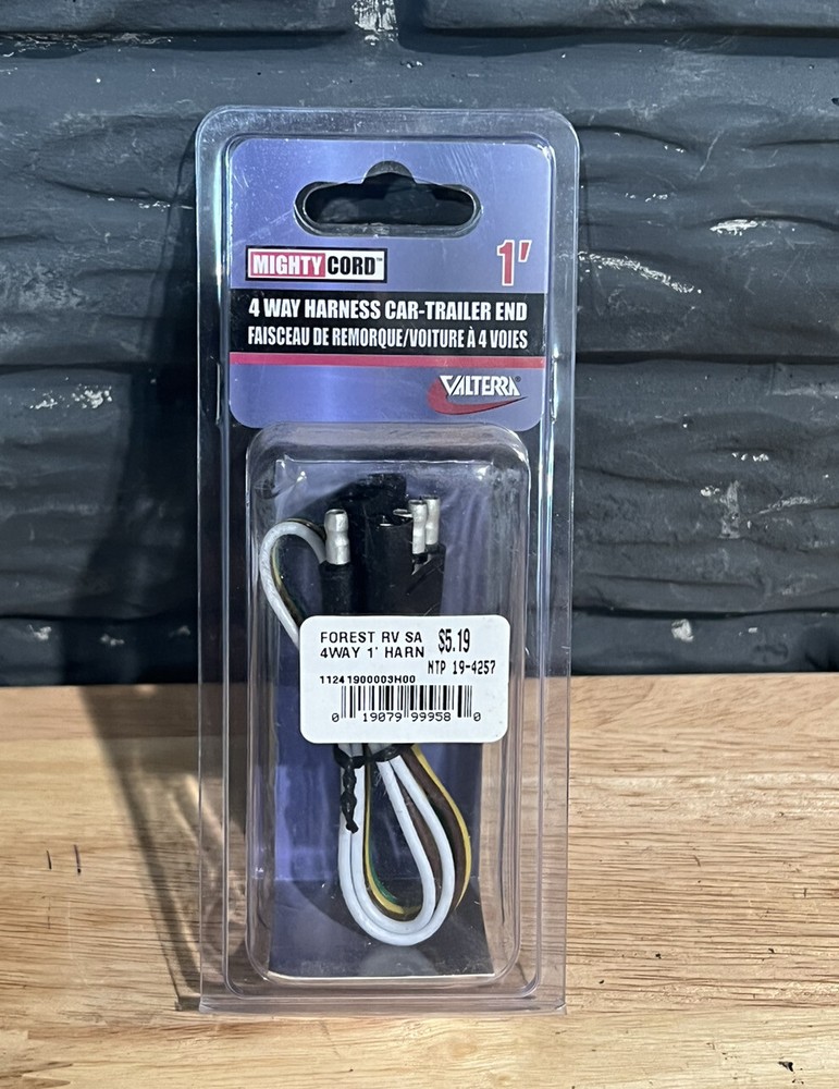 Valterra A10-4405VP 4-Way Flat 12" Electrical Connector Loop