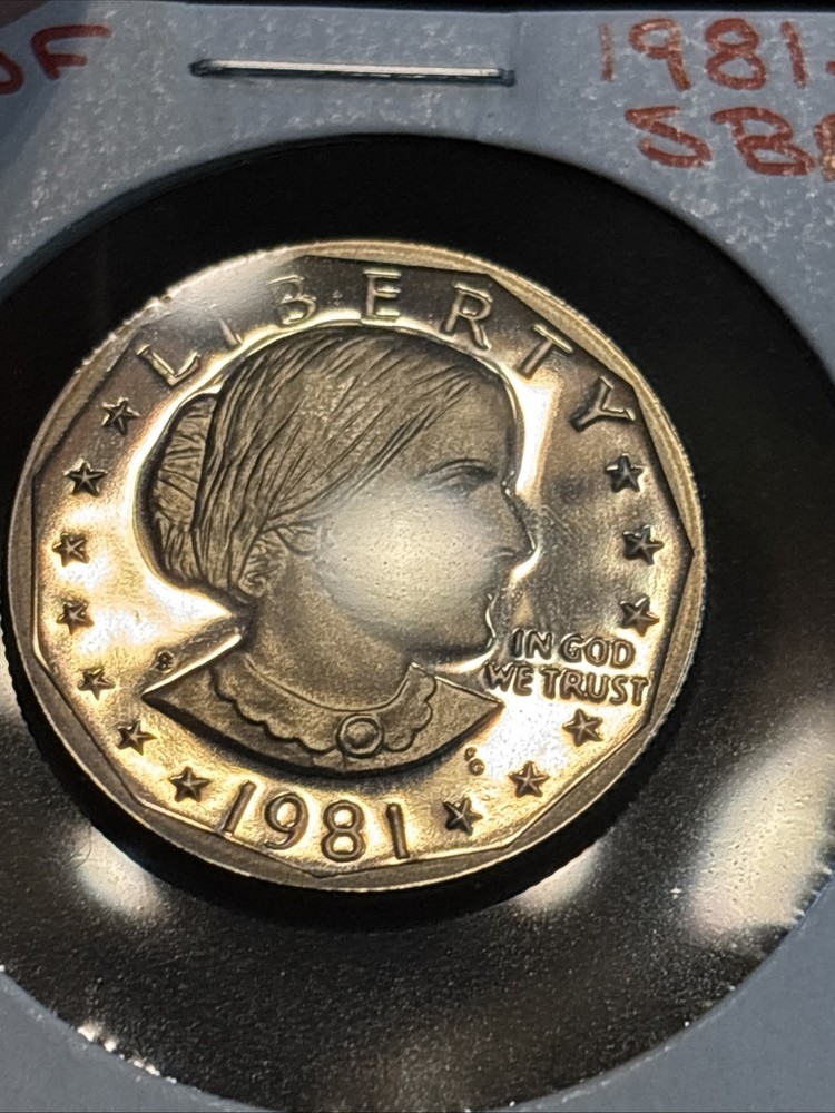 1981 S Susan B Anthony Dollar Proof “0326053” SBA $1
