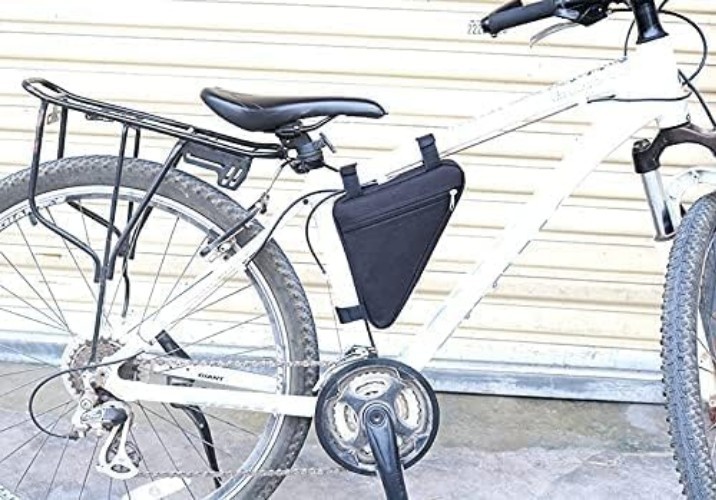 Bicycle Triangle Bag, Frame Bag Triangle Bag, Bicycle Cycling Storage Triangl...