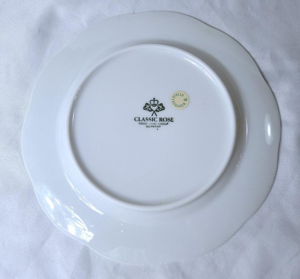 Rosenthal Classic Rose Plate 16cm Pair Set