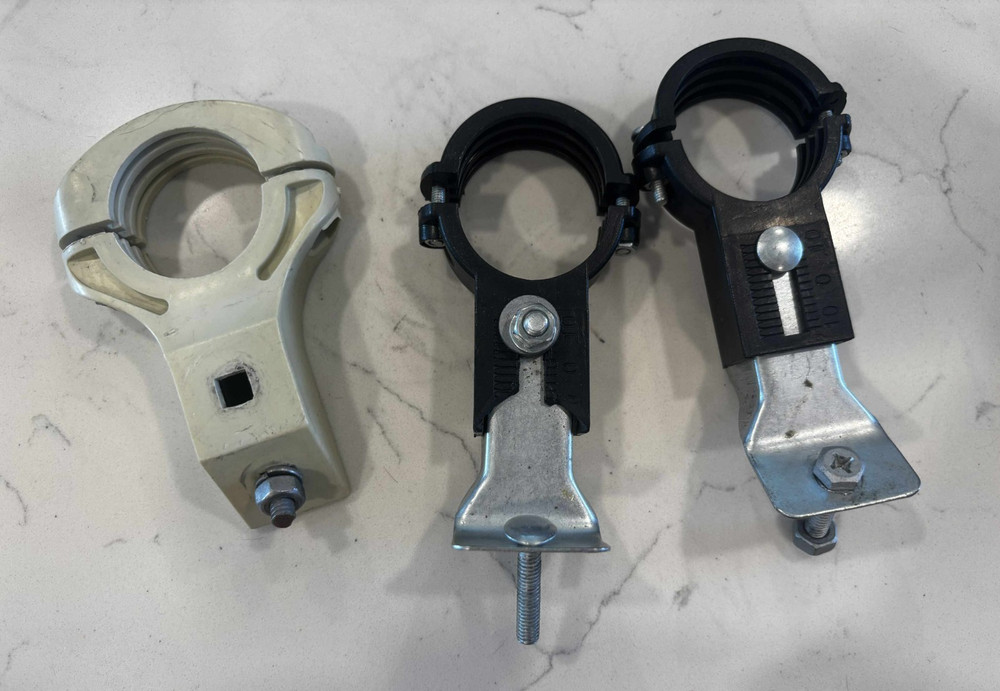 3 Universal Linear Ku Satellite LNBF LNB Universal Single Bracket Mounts FTA