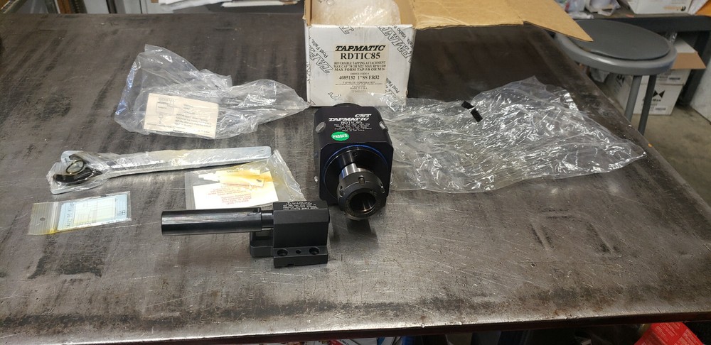 CST Tapmatic RDTIC85 Reversible Tapping Attach 1" SS ER32, Max Cap 7/8 M22.