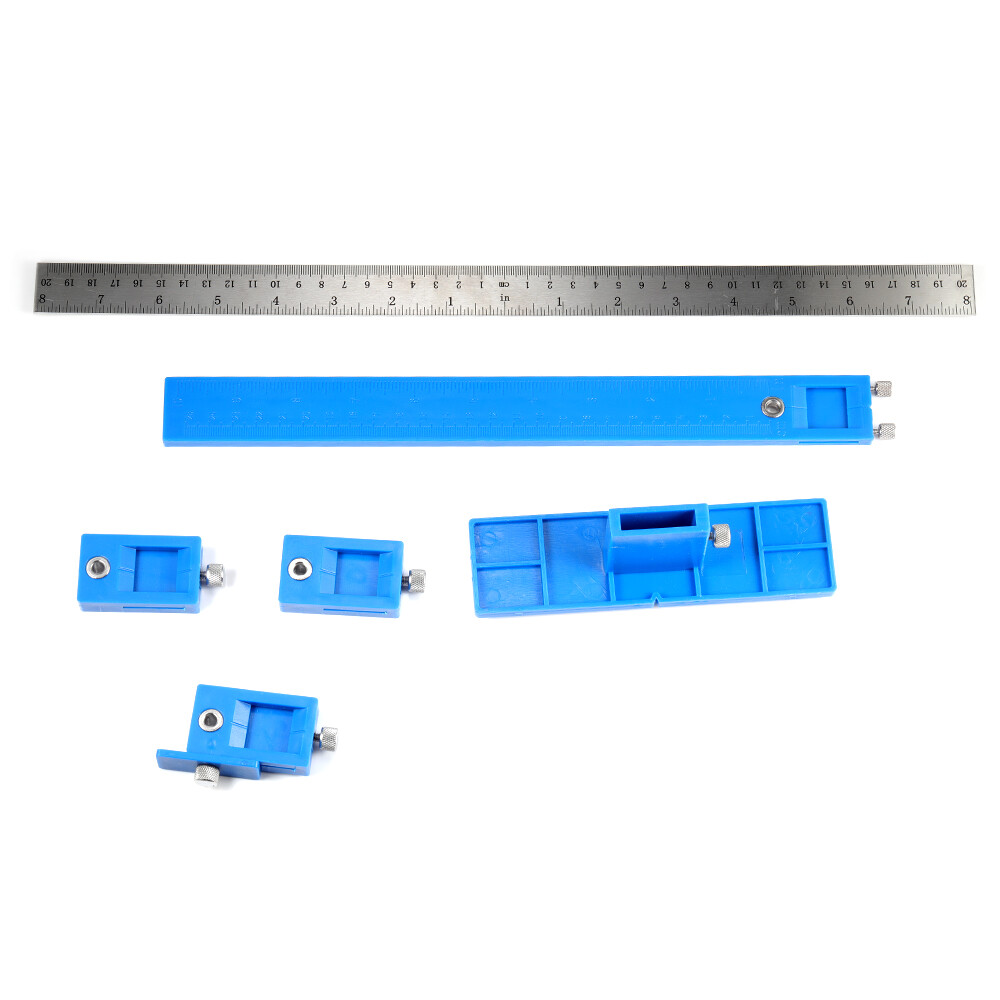 Woodworking Cabinet Hardware Jig Punch Locator Handle Template Tools Drill Guide
