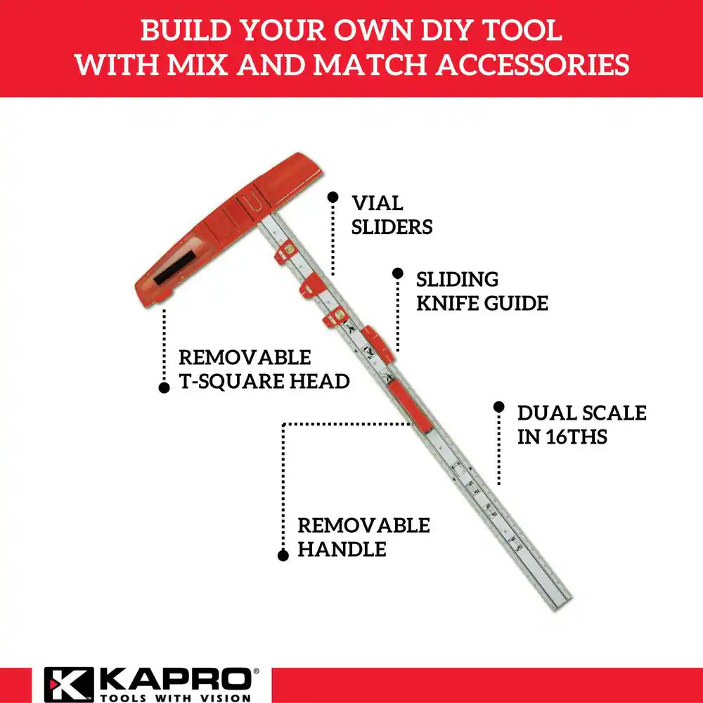 48 In. Match Mark/Level System Set with Head, Handle and Knife Guide