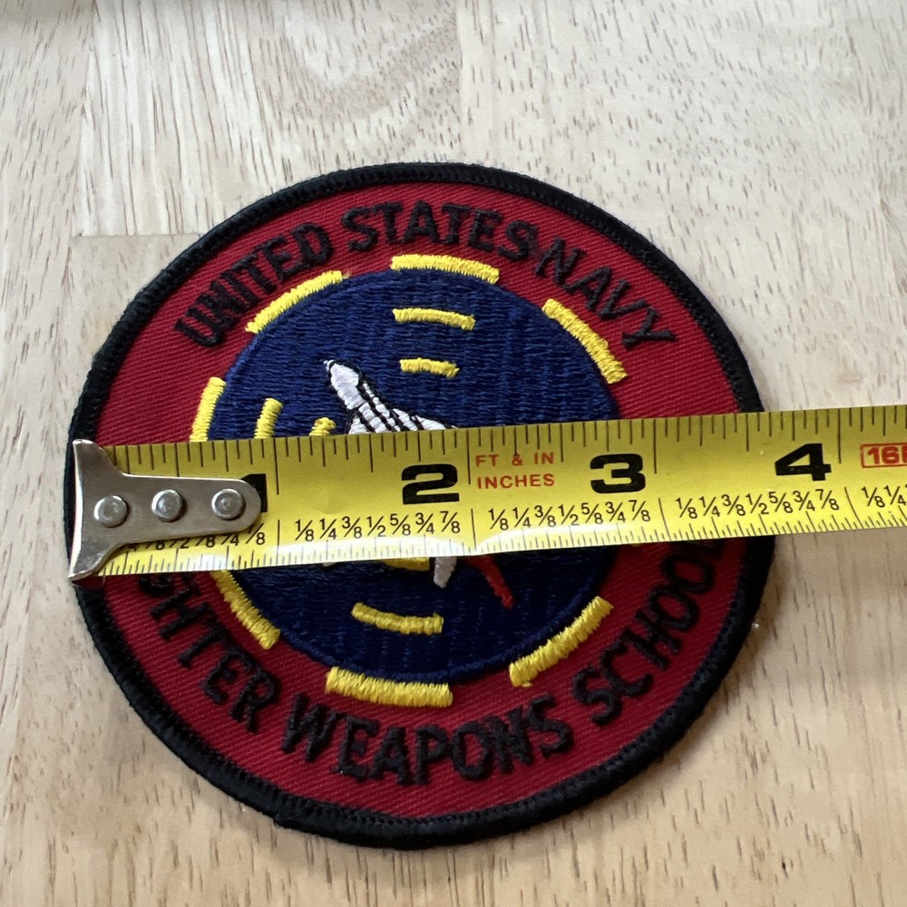 Vintage USN US Navy Fighter Weapons School Patch