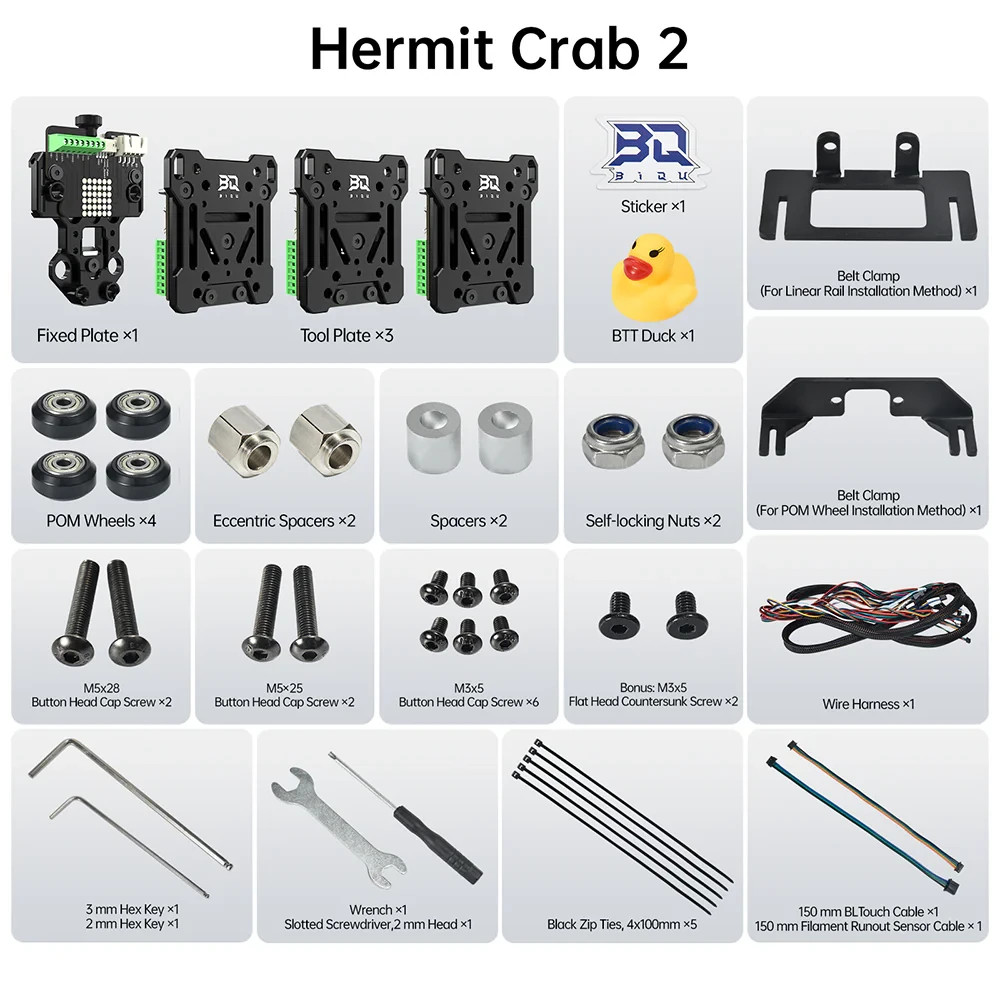 BIQU Hermit Crab V2 Quick Change NEW