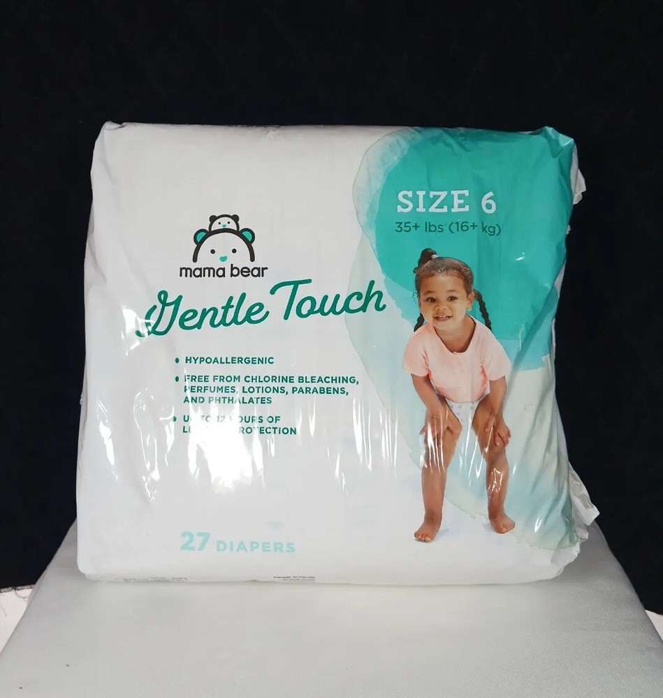 Nana Bear Gentle Touch Size 6 Hypoallergenic Diapers