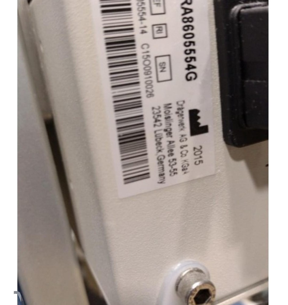 Drager Fabious GS Premium Anesthesia Machine "3.37B Software Version" (APX174)