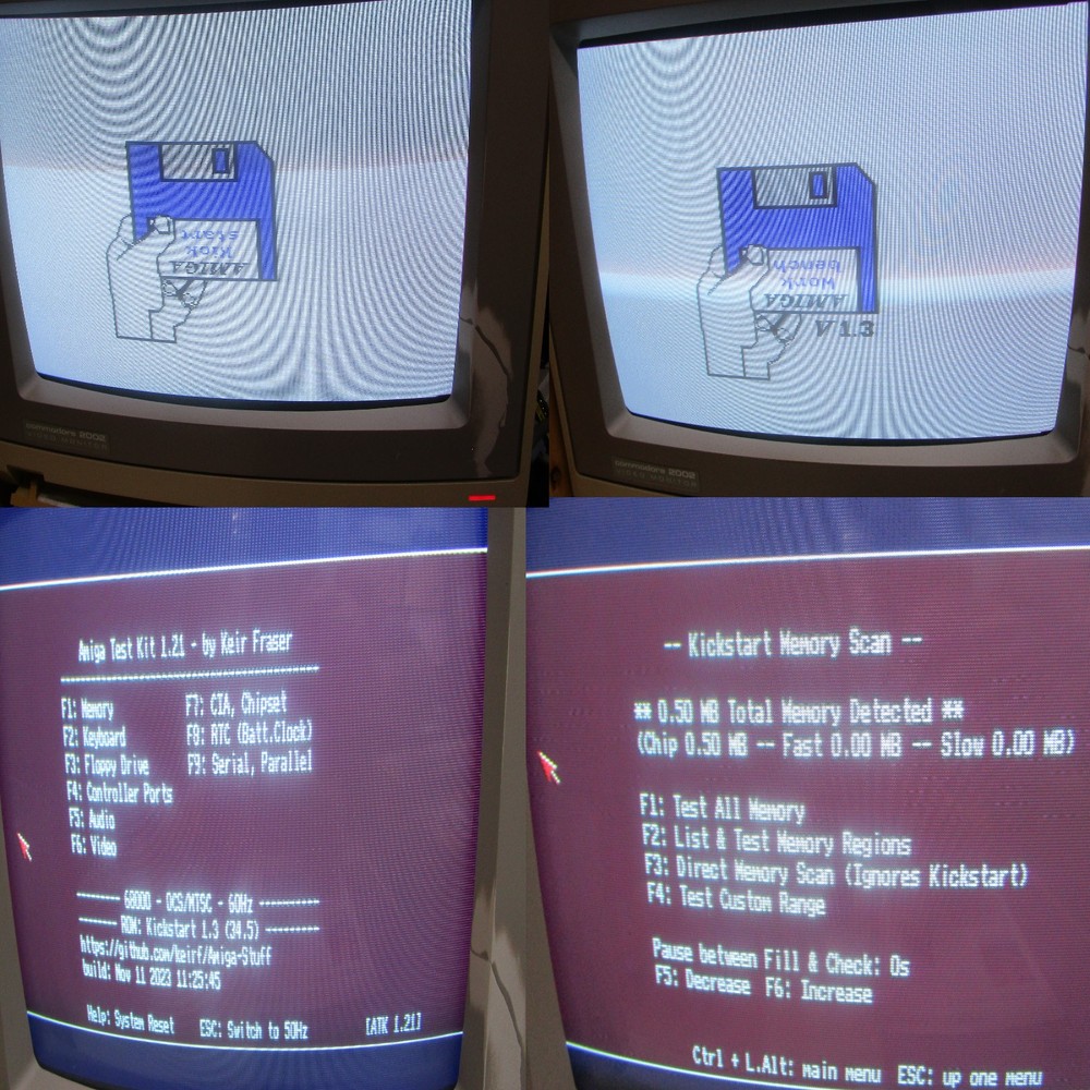 AMIGA 1000 COMPUTER COMMODORE REV6 NTSC TESTED AND WORKING LZ6 💻⌨️