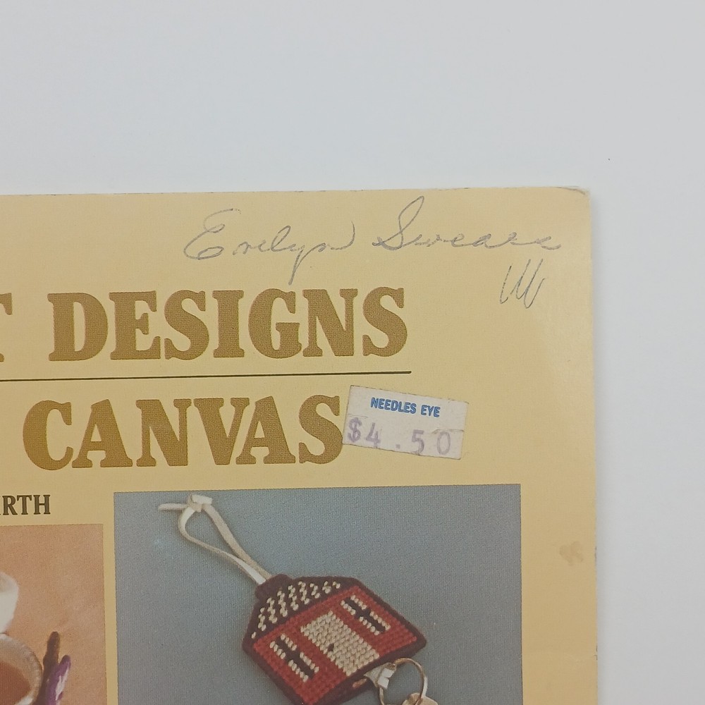 Plastic Canvas Instruction Book for Fast & Small Projects Needlecraft Designs