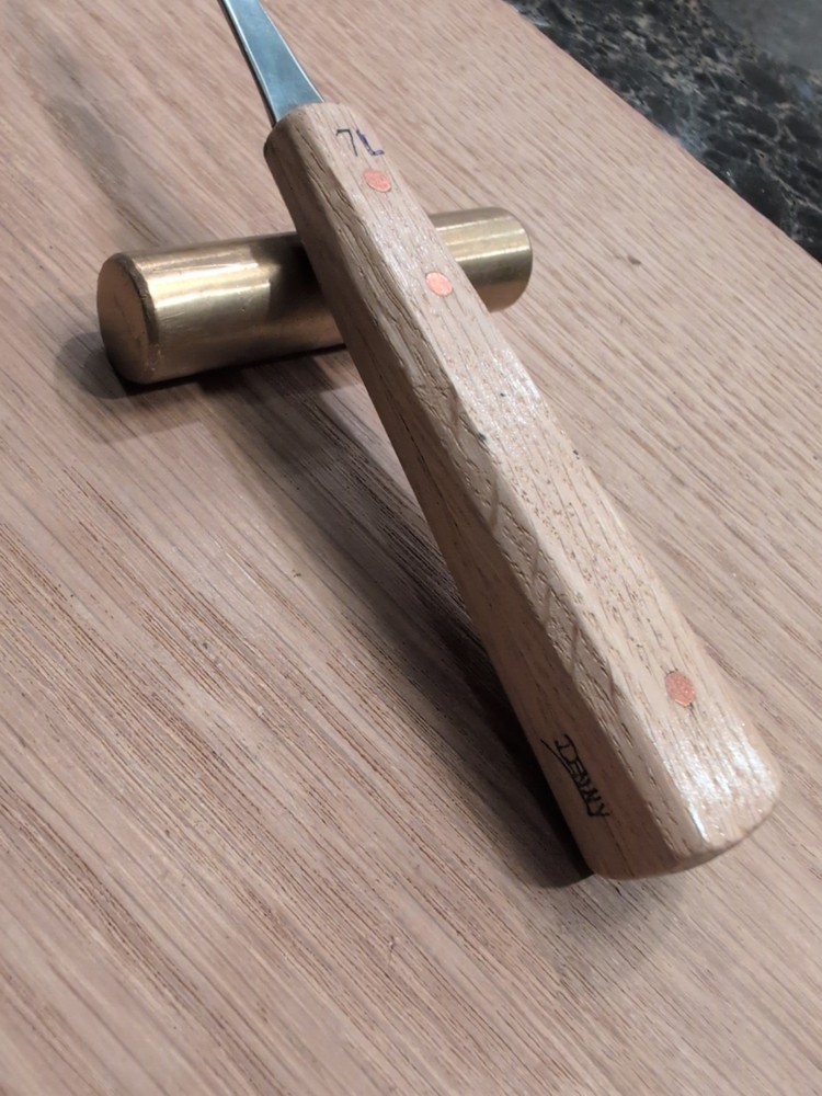 Original Denny #7L Bent Hook Carving Tool