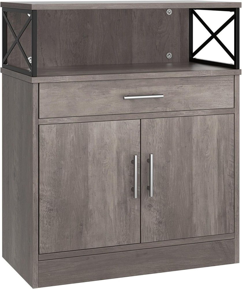 Kitchen Buffet Cabinet Storage W/ Adjustable Shelf Modern Kitchen