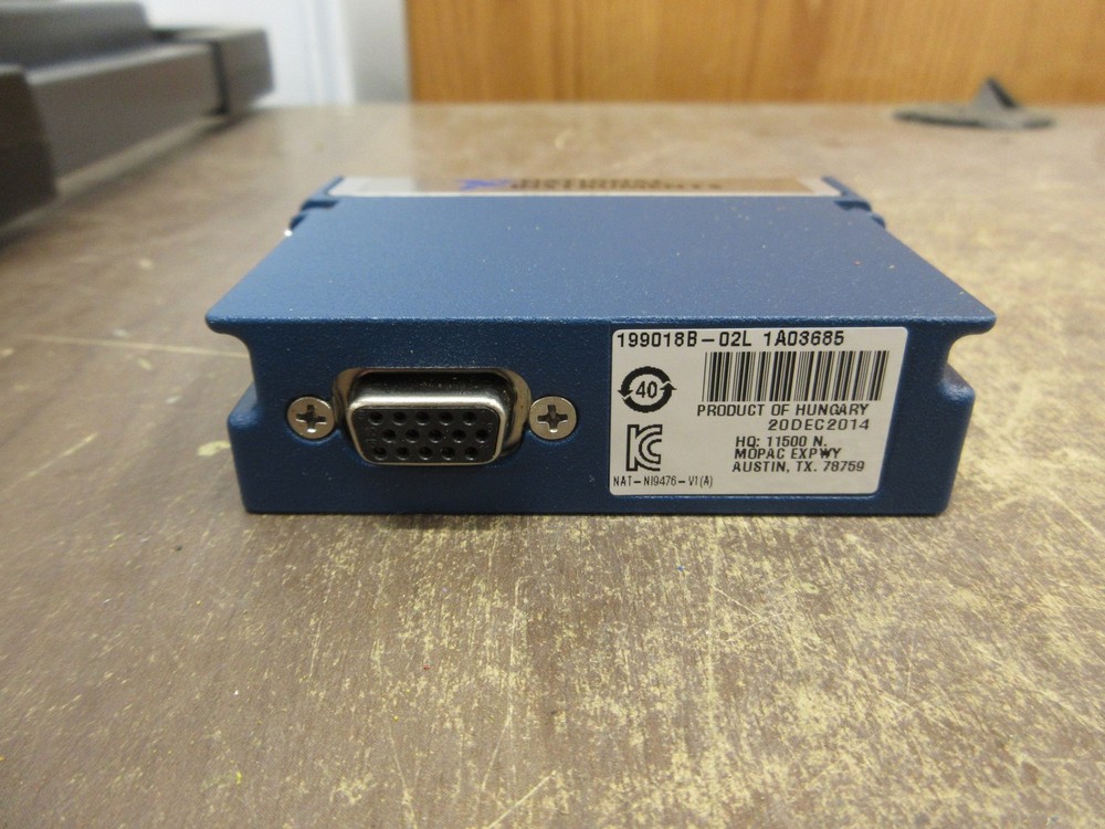 National Instruments 9476 Sourcing Digital Input Module 199018B-02L 32-Ch 24V