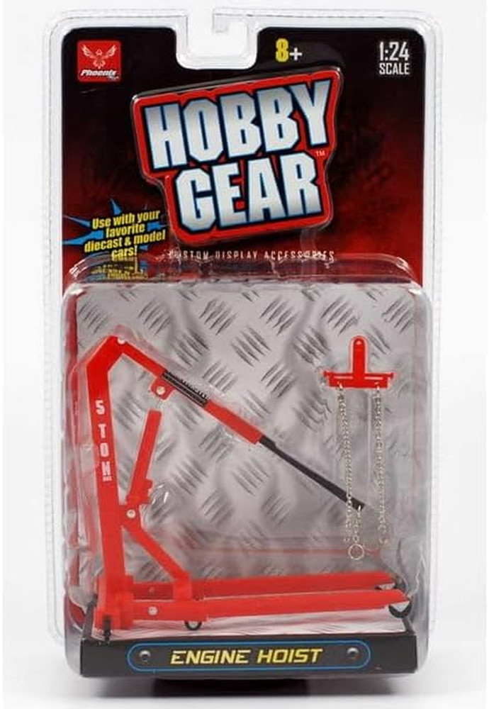 - 1:24 Scale Engine Hoist Model, CRAFTMASTER 5-Ton Capacity, Extendable Boom wit