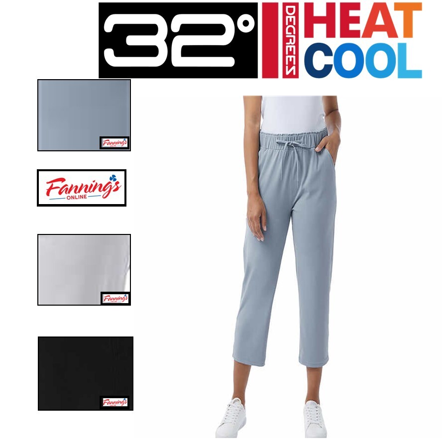 32 Degrees Ladies' Pull-on Active Capri  | I31
