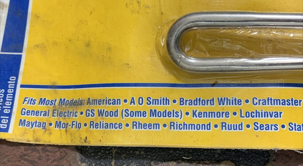 Camco Water Heater Element, Screw-In, 120-Volt, 1500-Watt