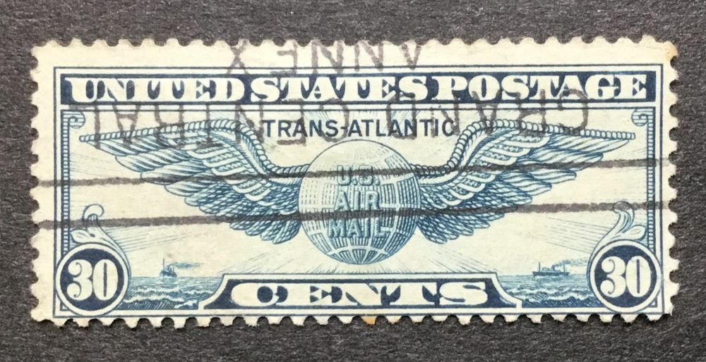 US Scott #C24 - Trans-Atlantic Issue 30 Cent Used