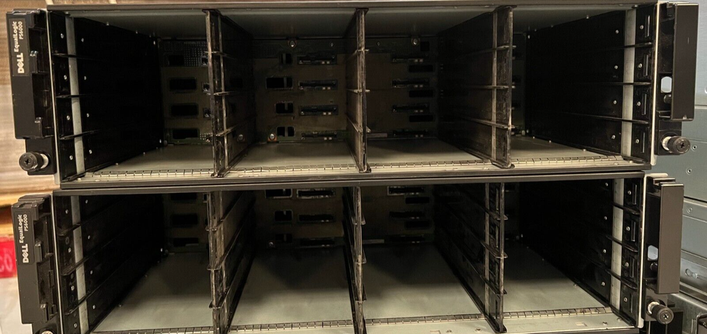 Dell Equallogic PS6000 Storage Array, 2x Type 7 Controllers, 2x 440W PSU