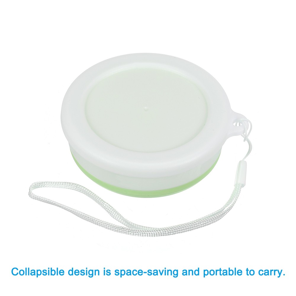 Folding water bottle, 200mL, green