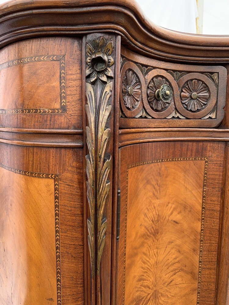 Antique Carved Wood Ornate Buffet Server WOW !!!!