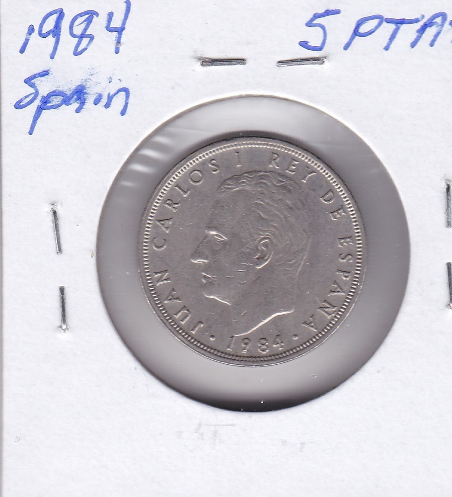 1984 Spain 5 Pesetas