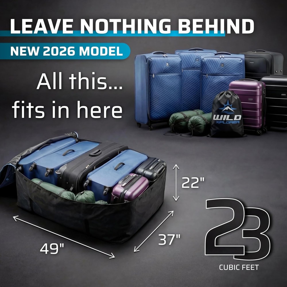 XXL Soft Shell Rooftop Cargo Carrier 23cf