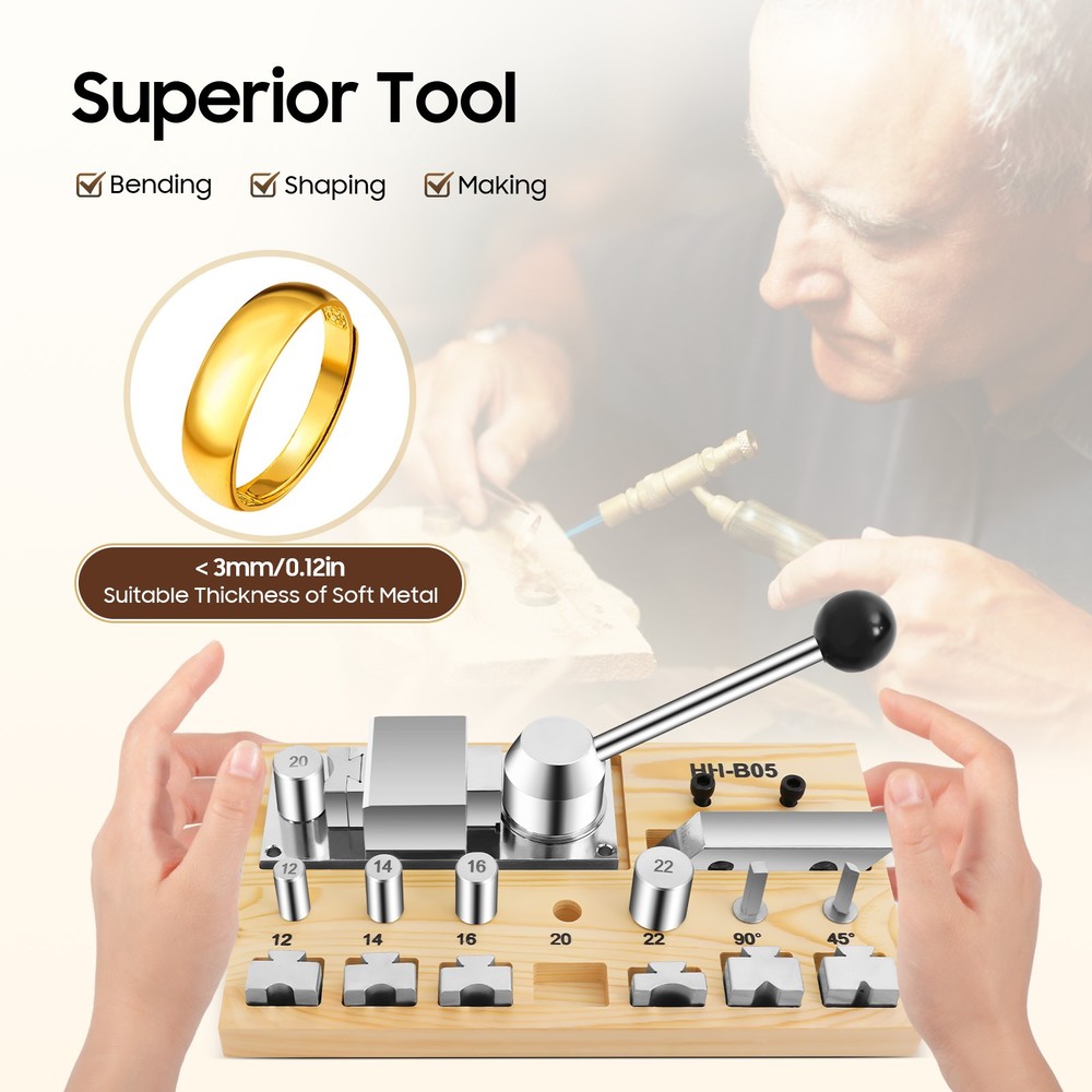 Ring Bending Machine Ring Bender Making Tool Kit Multi-Functional Jewelry Tool