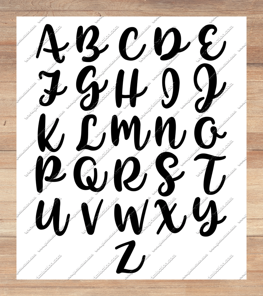 300 Personalized 1 x 2.63 Inch Return Address Monogram Brush Script Labels