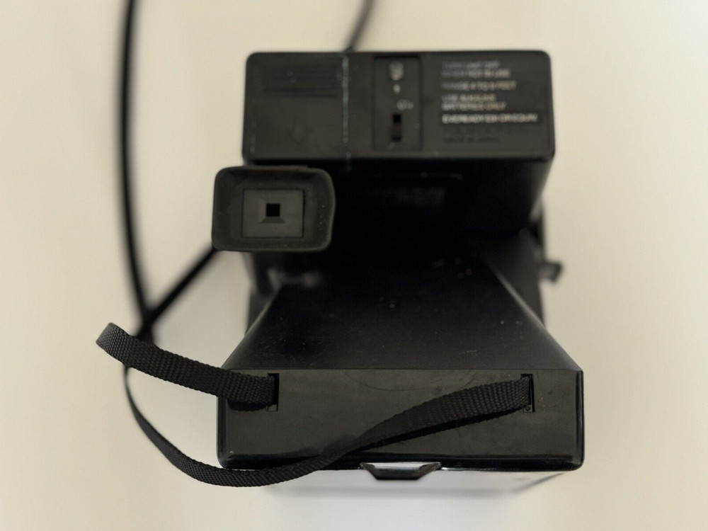 Polaroid One Step Plus Rainbow Land Camera with Q-Light Flash NOT Tested