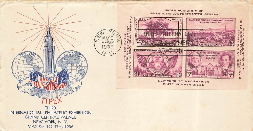 778 TIPEX SOUVENIR SHEET - H