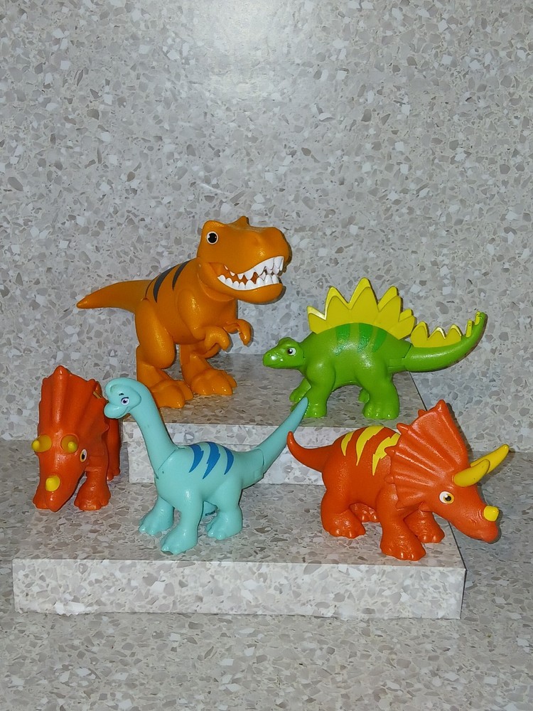 Childs 5 Pc. Plastic Dinosaur Lot