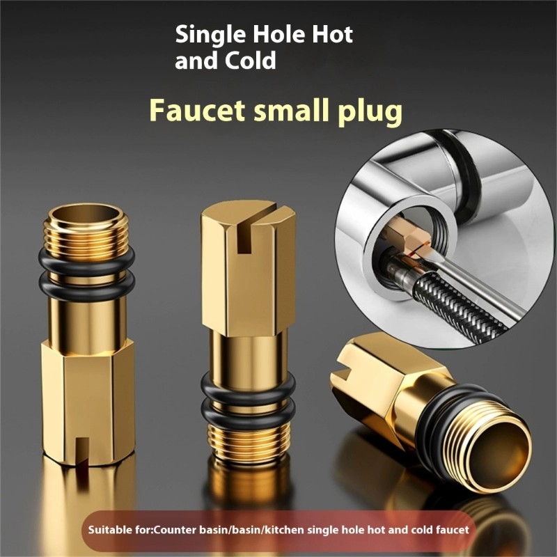 Brass thread End Caps M10 Size Cold Liquid Connection Blockage for mixing Tap