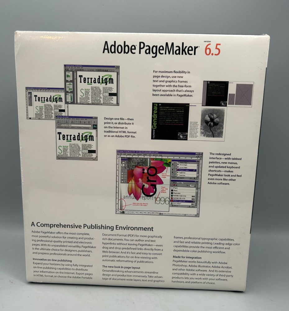 Adobe PageMaker 6.5 Education Version Windows - Sealed