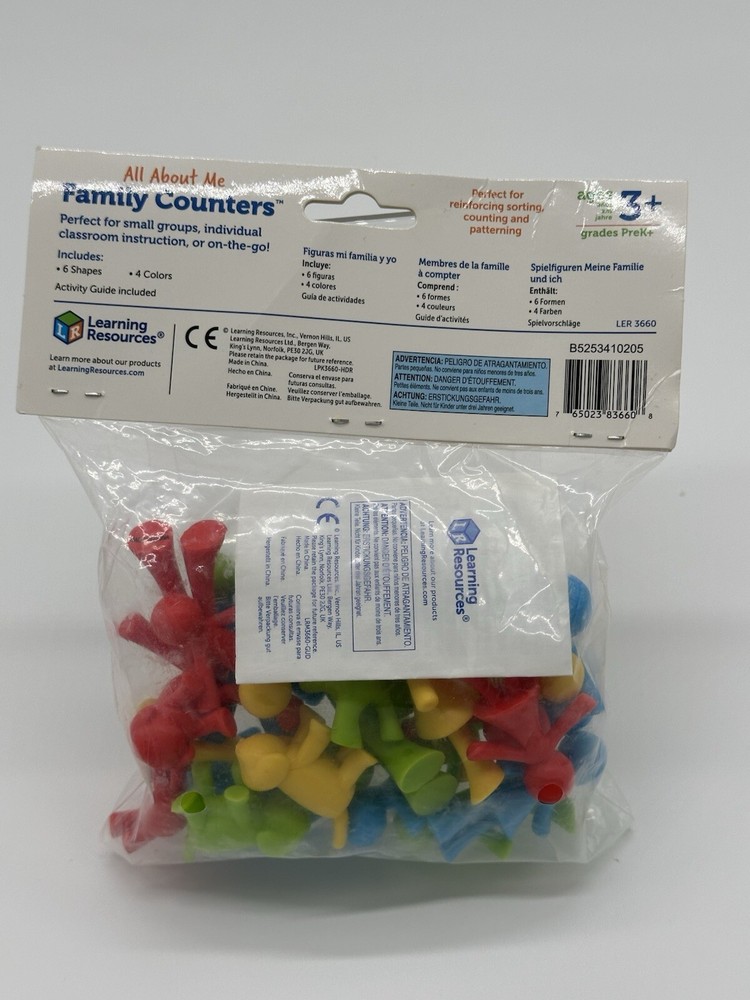 Learning Resources Family Counters Smart Pack, Tactile Learning, Counting NEW🔥