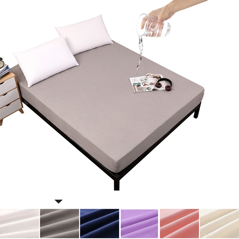 Waterproof Mattress Pad Protector Cover Fitted 18" Deep Pocket Breathable & Soft