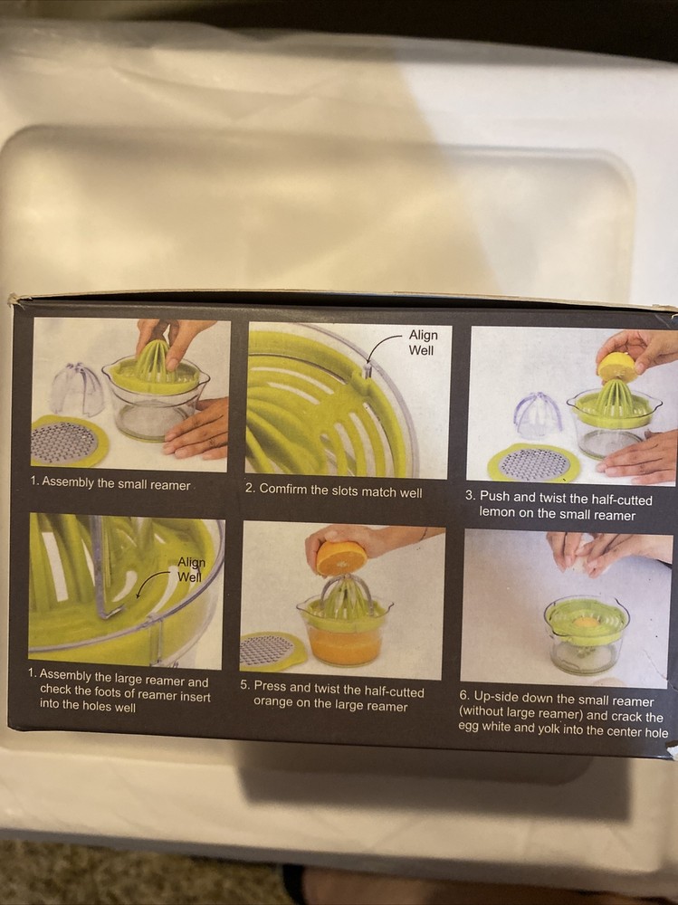 4 In 1 Multi-function Juicer Grater Egg Separater