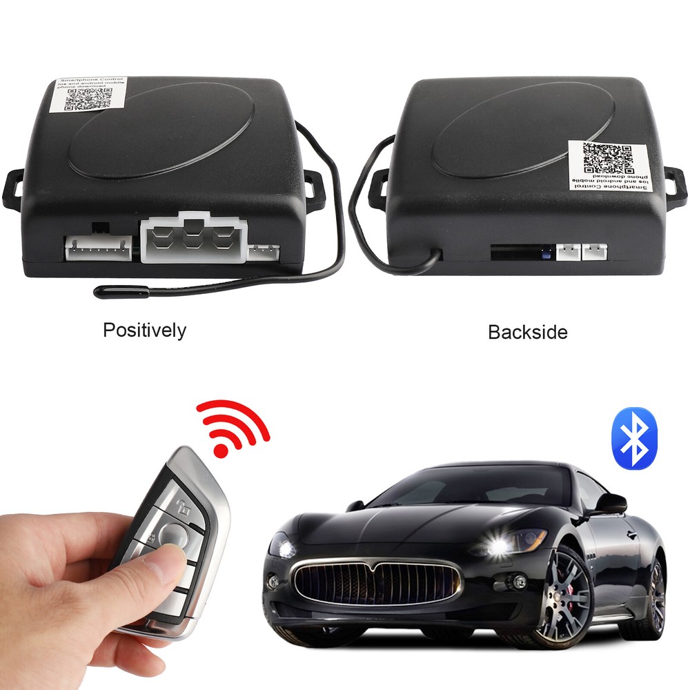 Remote Car Keyless Entry Engine Start Alarm System Push Button Starter Stop App