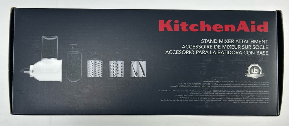KitchenAid Fresh Prep Slicer/Shredder Attachment Only - White KSMVSA Kitchen
