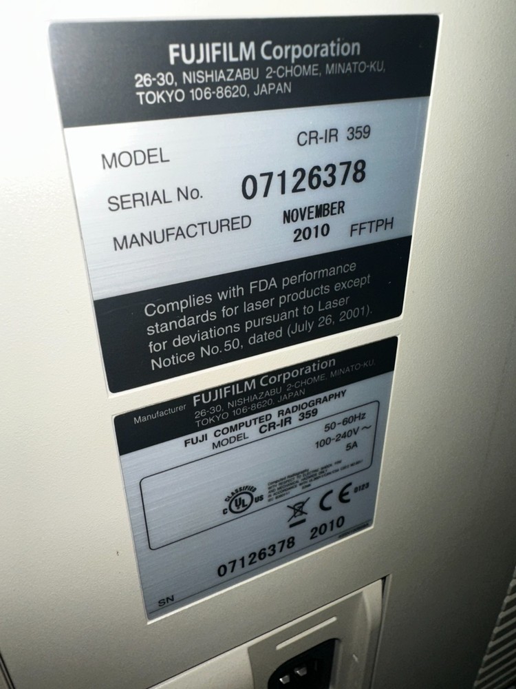 Fuji Carbon XL-2 CR Imaging System