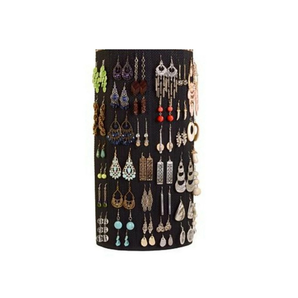 DONNA WALSH EARRING ORGANIZER TOWER - BLACK