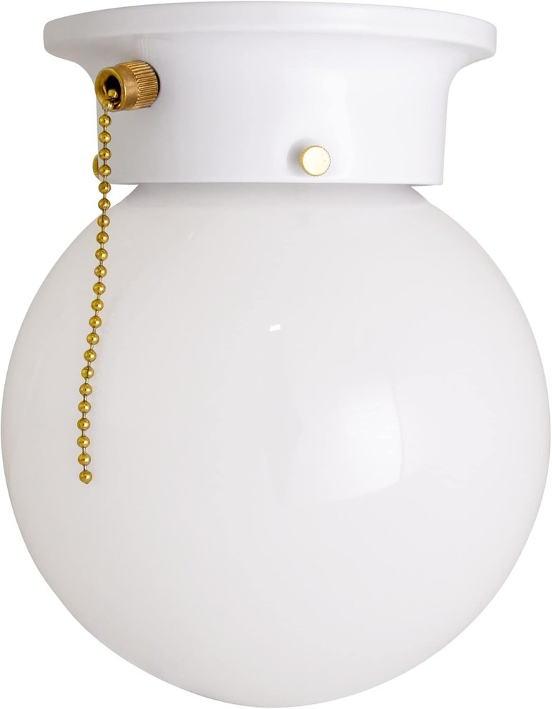 Millbridge Globe 6 Inch Diameter Indoor Ceiling Light Fixture with Pull Chain...