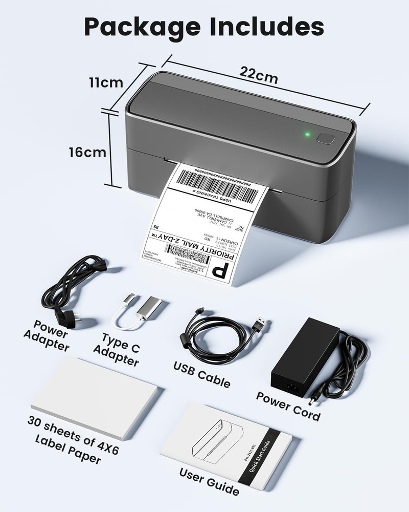 Phomemo Bluetooth Thermal Printer for Shipping Package for Amazon, Ebay, Shopify