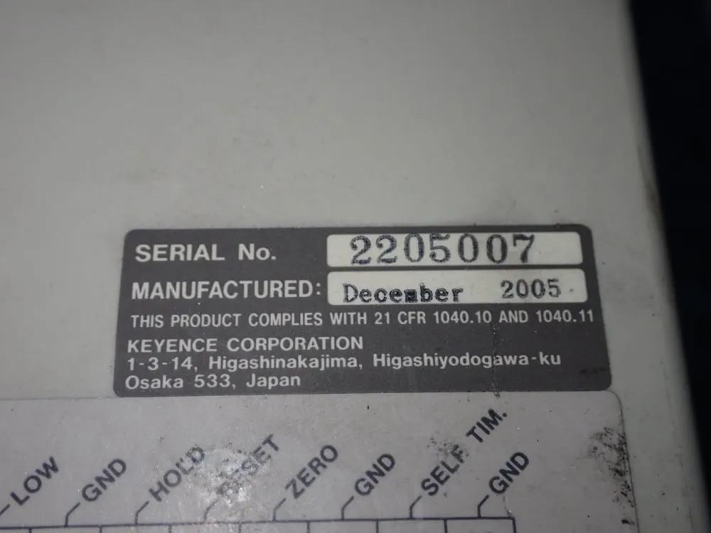 KEYENCE SENSOR AMPLIFIER VG-301