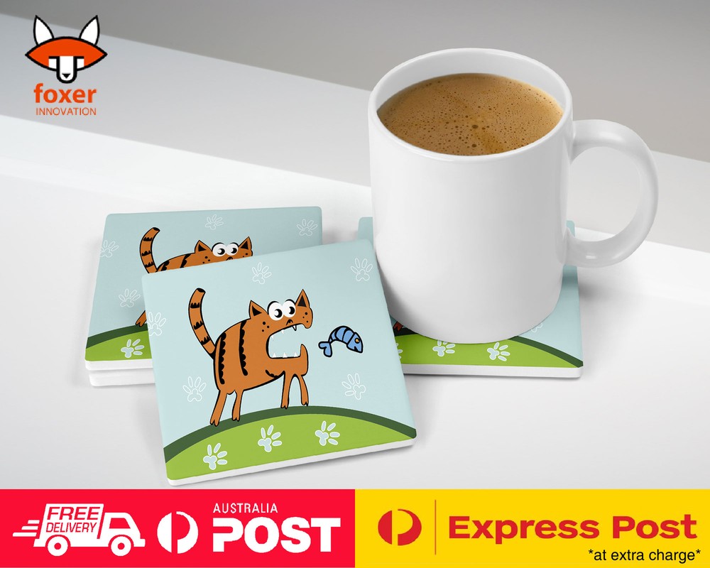COASTER COFFEE DRINKING MAT|KITTEN CAT 26
