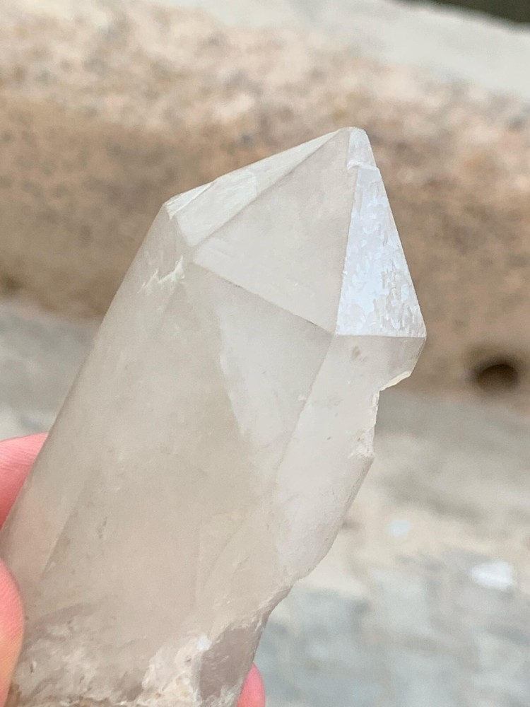 Very beautiful quartz terminated crystal